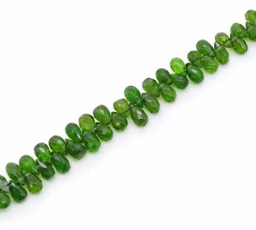 Drops Faceted Beads String, For Jewelry, Gemstone Type : Natural