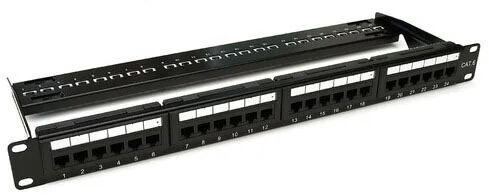 Metal Patch Panel, Color : Black