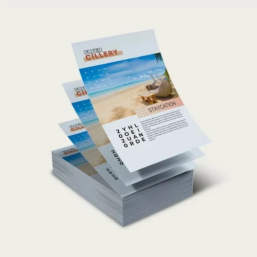 Multicolor Rectangular Printed Leaflets, For Advertising Use, Size : Standard