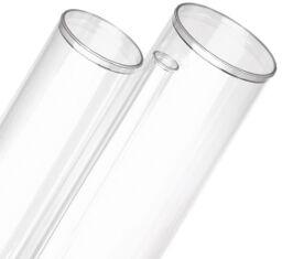 Sealed Bottom Clear Plastic Round Tubes