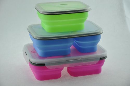 Micro-wave Safe Silicone PP Lunch Box Bowl Food Container