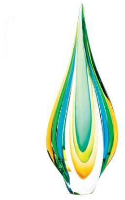 Cool Flame Art Glass Statue