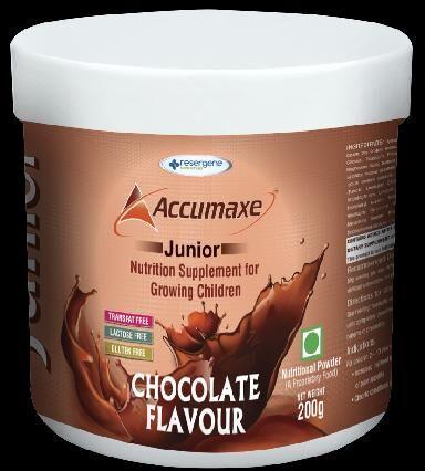 Accumaxe Junior, For Nutritional Protein Supplement, Certification : FSSAI Certified