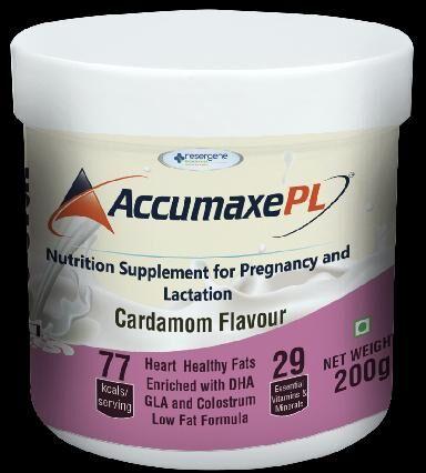 Accumaxe PL, For Nutritional Protein Supplement, Packaging Type : Plastic Bottle