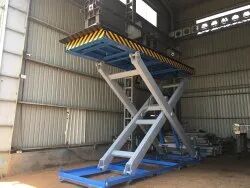 MS Scissor Cargo Lift, For Warehouse