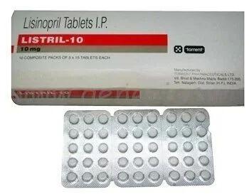 Listril-10 Lisinopril Tablet, For High Blood Pressure