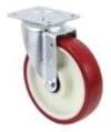 Polyamide Core Medium Duty Pressed Steel Swivel Castor