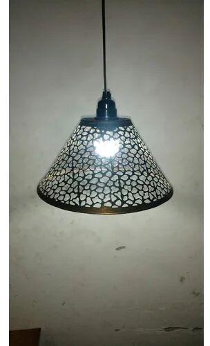 Iron Designer Hanging Lamp Shade, Size : 25x20x8 Cm