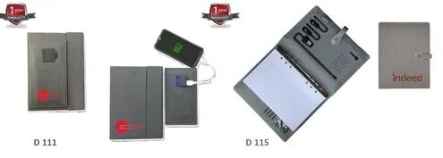 POWER BANK DIARY, Color : GREY