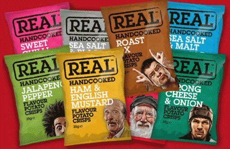 Potato chips, Brand Name : Real