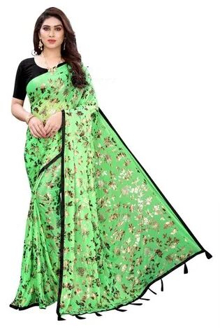 AMAR Plain Knite Saree, Saree Length : 5.50 MTR