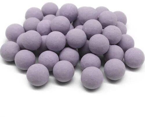 Round Ceramic Grinding Media Balls, Color : Light Purple