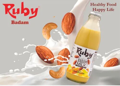 Almond Milk, Packaging Type : Bottle