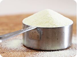 Semolina flour Form : Powder