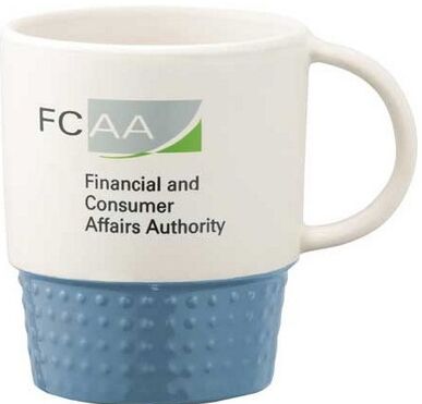 Hobnail Ceramic Mug, Packaging Type : Blue