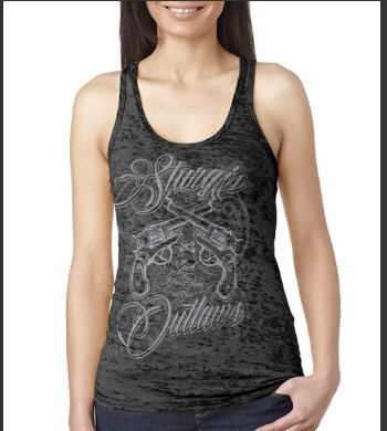 LADIES OUTLAWS TANK TOP M, XL 2X