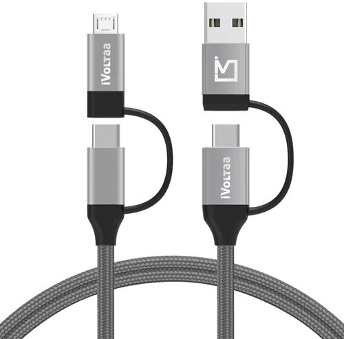 USB Data Cable, Color : Grey