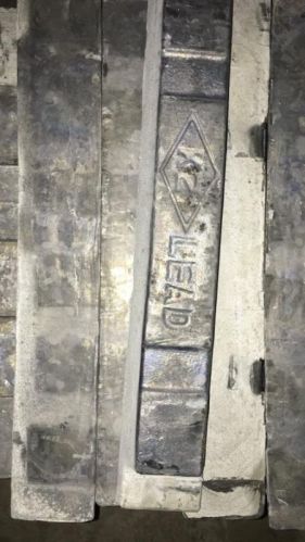 Silver Rectangular 25 Kg Lead Ingots, For Battery Industry, Purity : 99.97%