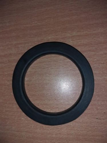 Black Round Plain Rubber Spacers