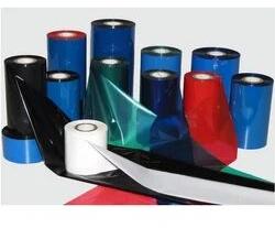 Plain Wax Barcode Ribbons, Color : Blue, Green, Red