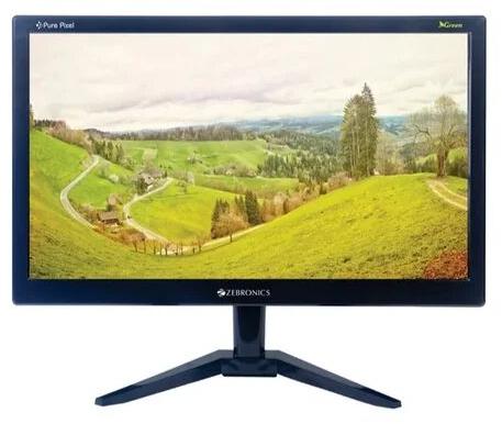 Black Zebronics LED Monitor, Screen Size : 15.6 Inch