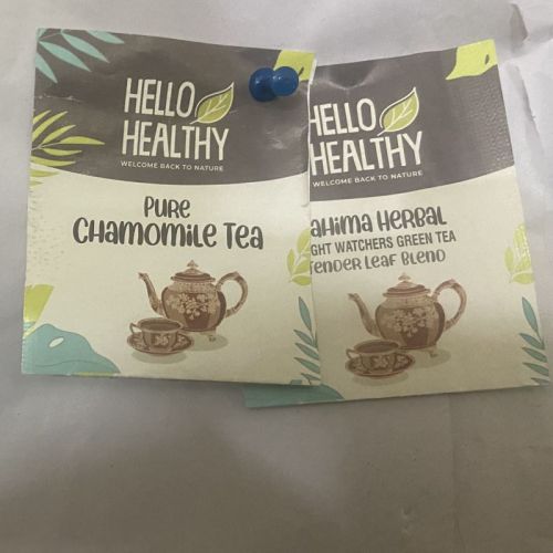 Organic Herbal Tea Packaging Pouch, Plastic Type : Food Grade