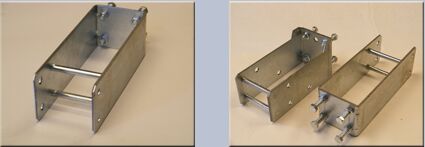 Custom Galvanized Steel U-Clamp Stampings
