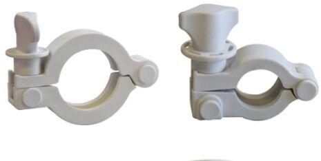 USP Class VI Nylon 66 Hinged Tri-Clamp