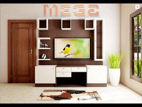 TV Unit Furniture Solid Wood