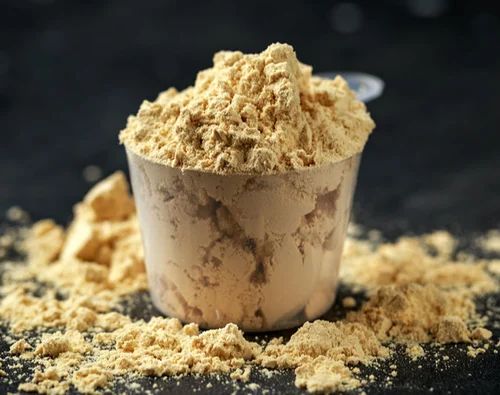 Brown 90% Pea Protein Isolate Powder, For Muscle Building, Weight Gaining, Feature : Boost Energy