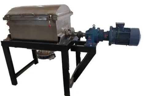 Stainless Steel Semi-automatic Ribbon Mixer, For Commercial, Features : Horizontal, Single Shaft With Double