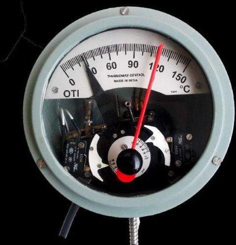 Metal Round Oil Temperature Indicator, Feature : High Efficiency, Long Lasting Service