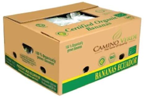 Rectangular Corrugated Paper Fruit Packaging Box