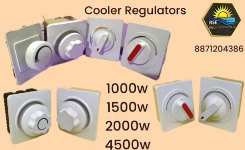 GI Cooler Regulator, Color : White, Cooler Body Material : Plastic