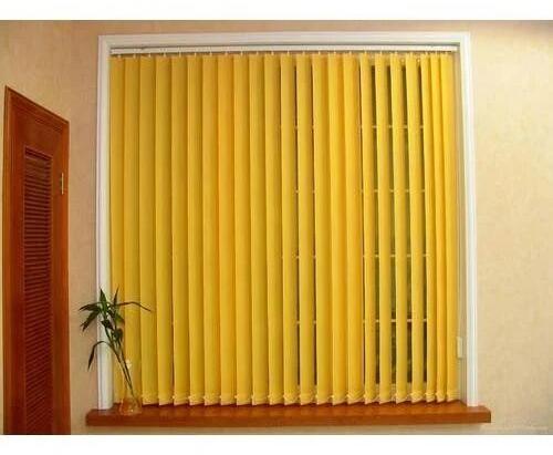 Plain PVC Vertical Blind, Color : Yellow