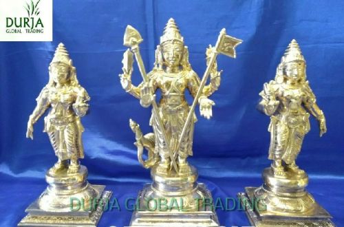 Lord Murugan Statue, For Pooja Temple Use, Size : 1feet Valli Devanai