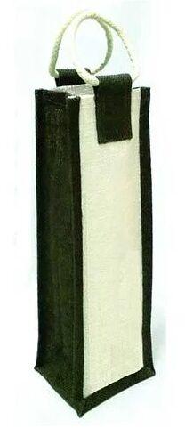 Plain Jute Bottle Bag, Size : 12.5x5.5 Inch