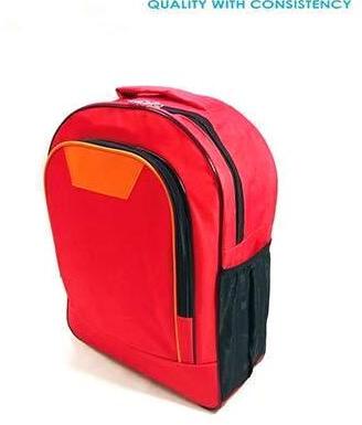 Plain Polyester School Bag, Size : 16x13 Inch