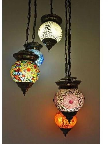 Mosaic Hanging Light