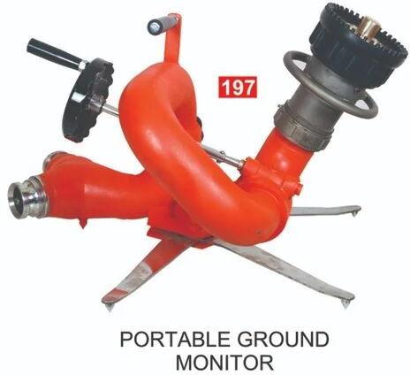 Red Stainless Steel Portable Ground Monitor