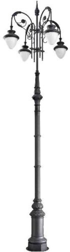 Multiple Arm Decorative Street Light Pole