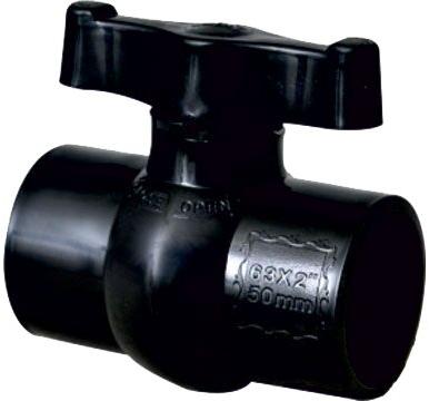 PP Solid Ball Valve