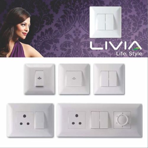 Polycarbonate Schneider LIVIA Modular Switch