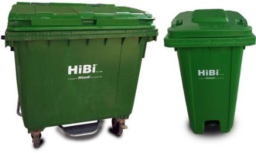 Square.Rectangular HDPE Trash Bins, For Refuse Collection, Pattern : Plain