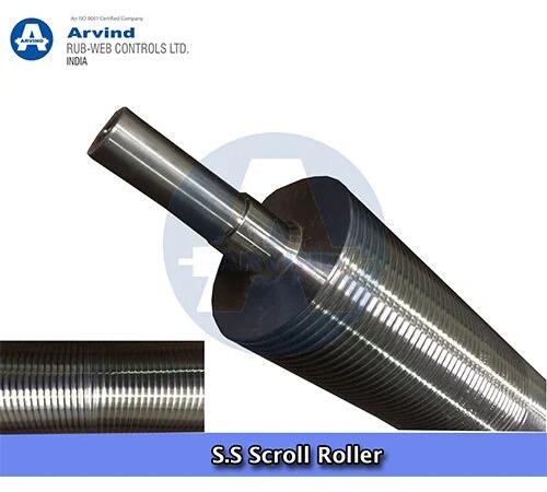 Rubber SS Scroll Roller