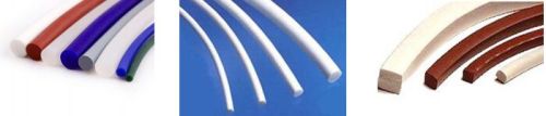 SILICONE SPONGE CORDS, Hardness : From 10 Shore A To 30 Shore A.