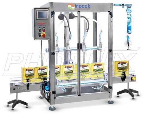 Fully Automatic 4 Head Pail Filling Machine