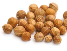 Raw coriander seeds, Form : Whole, Certification : QS