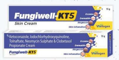 Fungiwell-KT-5 Cream, Packaging Type : Plastic Tubes