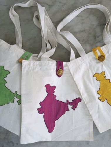 Cotton Drawstring Bags, Size : 12' X 13'